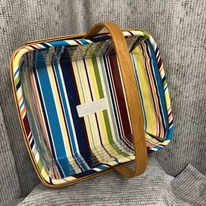 Longaberger Napkin Basket with liner and protector